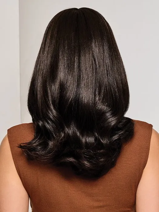 16" On Key | Human Hair Topper with Lace Front (Mono Top)