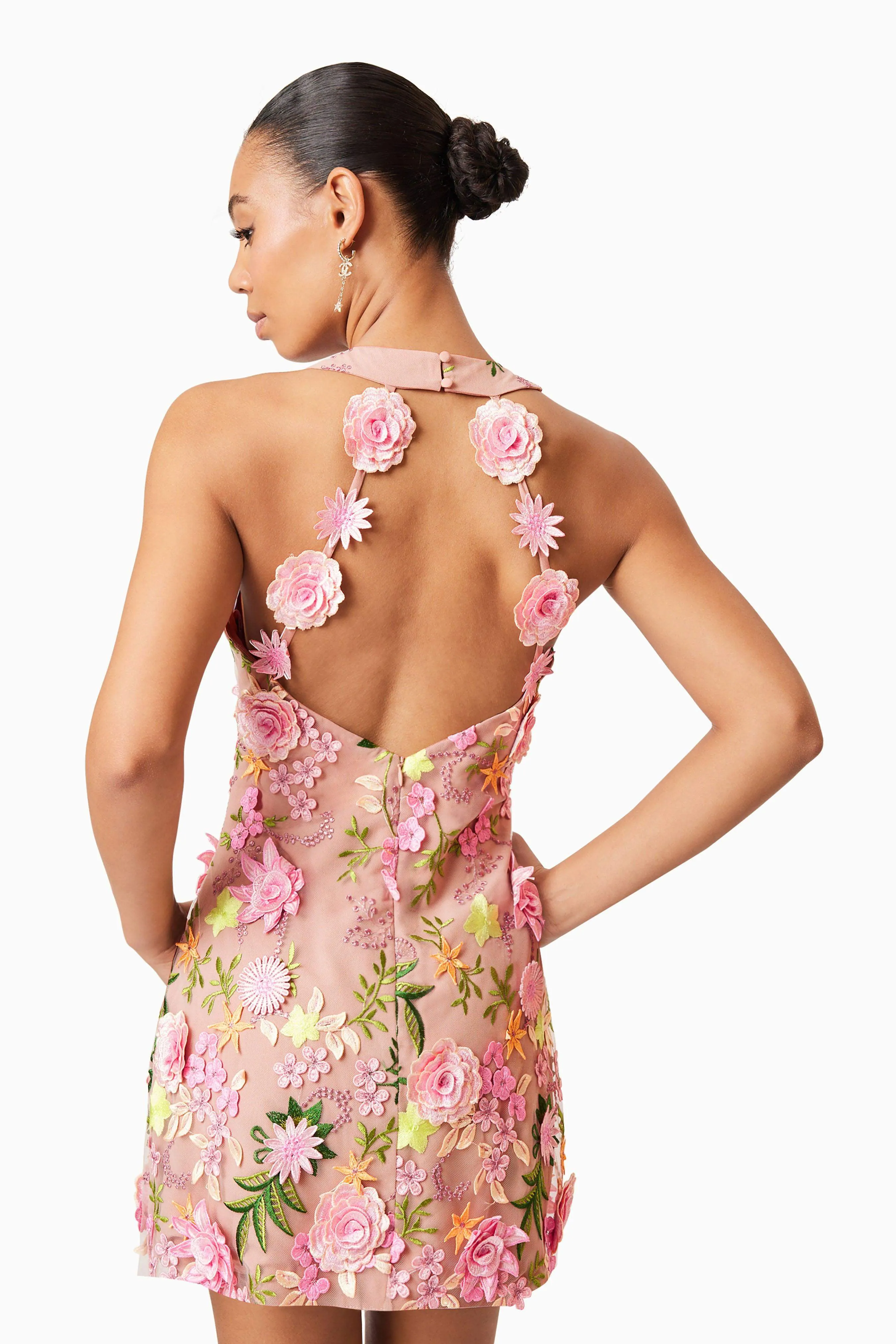 Aella Party Mini Dress In Pink