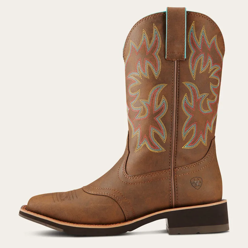 Ariat Ladies 10018676 Delilah Square Toe Western Boot