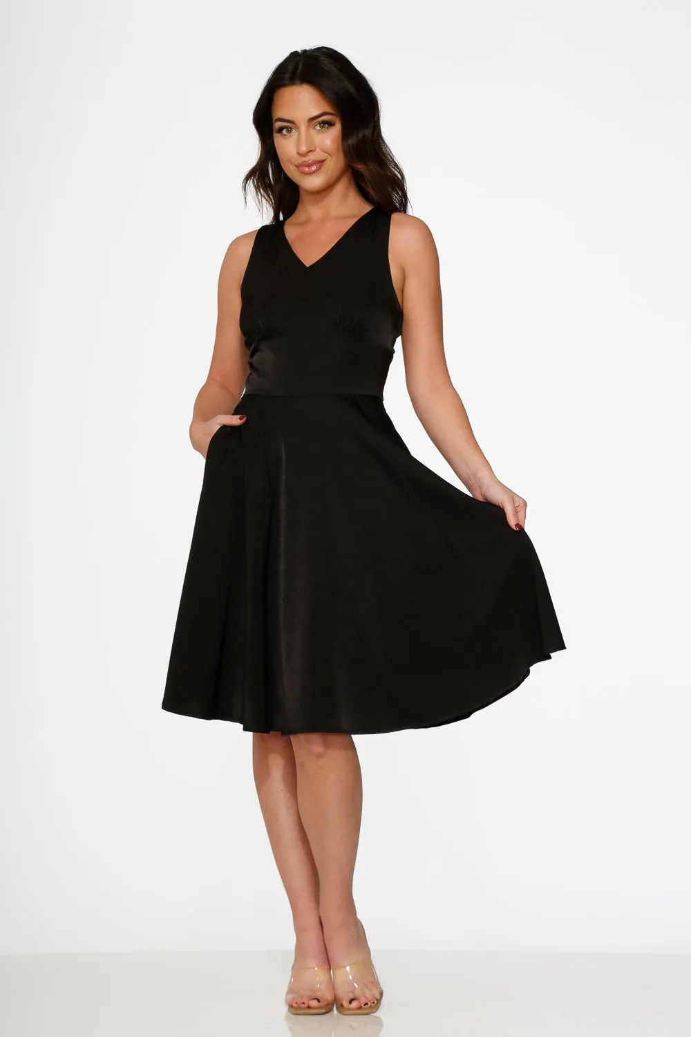 Black Swing Dress