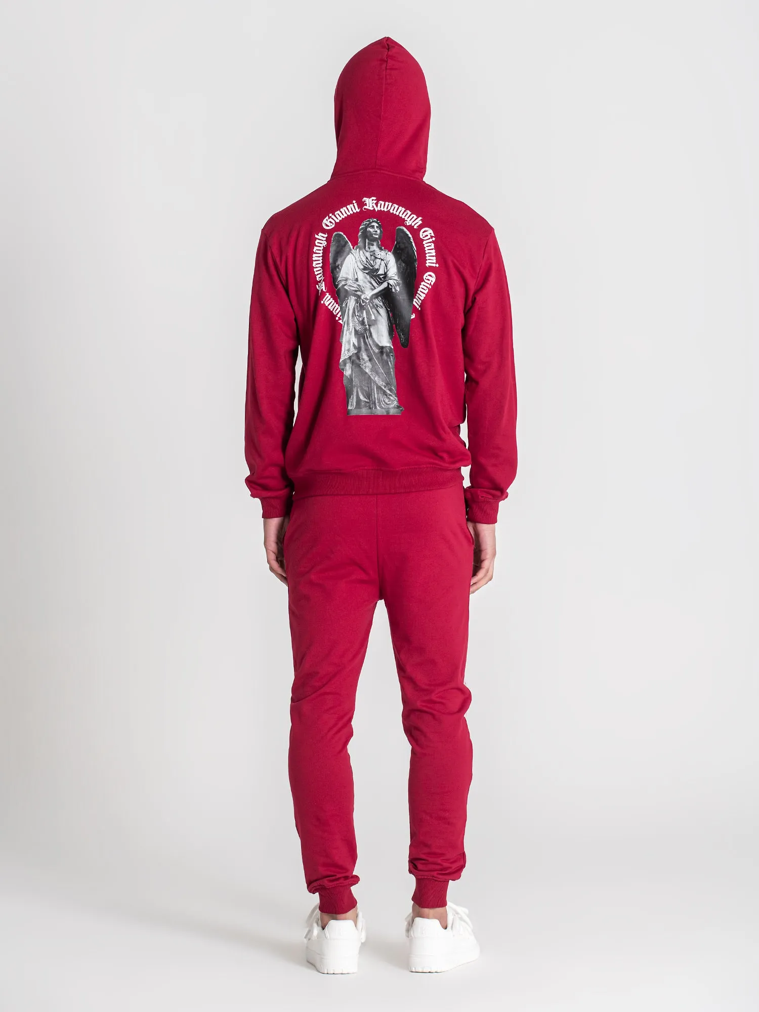 Burgundy Saint Hoodie Jacket