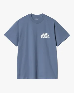 Carhartt WIP Jazzy Tee - Blue Iris / White