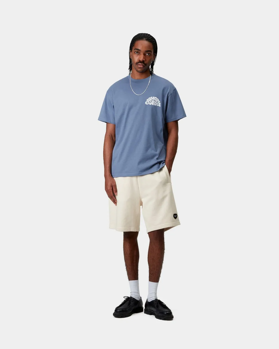 Carhartt WIP Jazzy Tee - Blue Iris / White