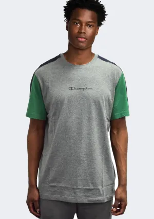 Champion Mens EU Mod Block Tee Green