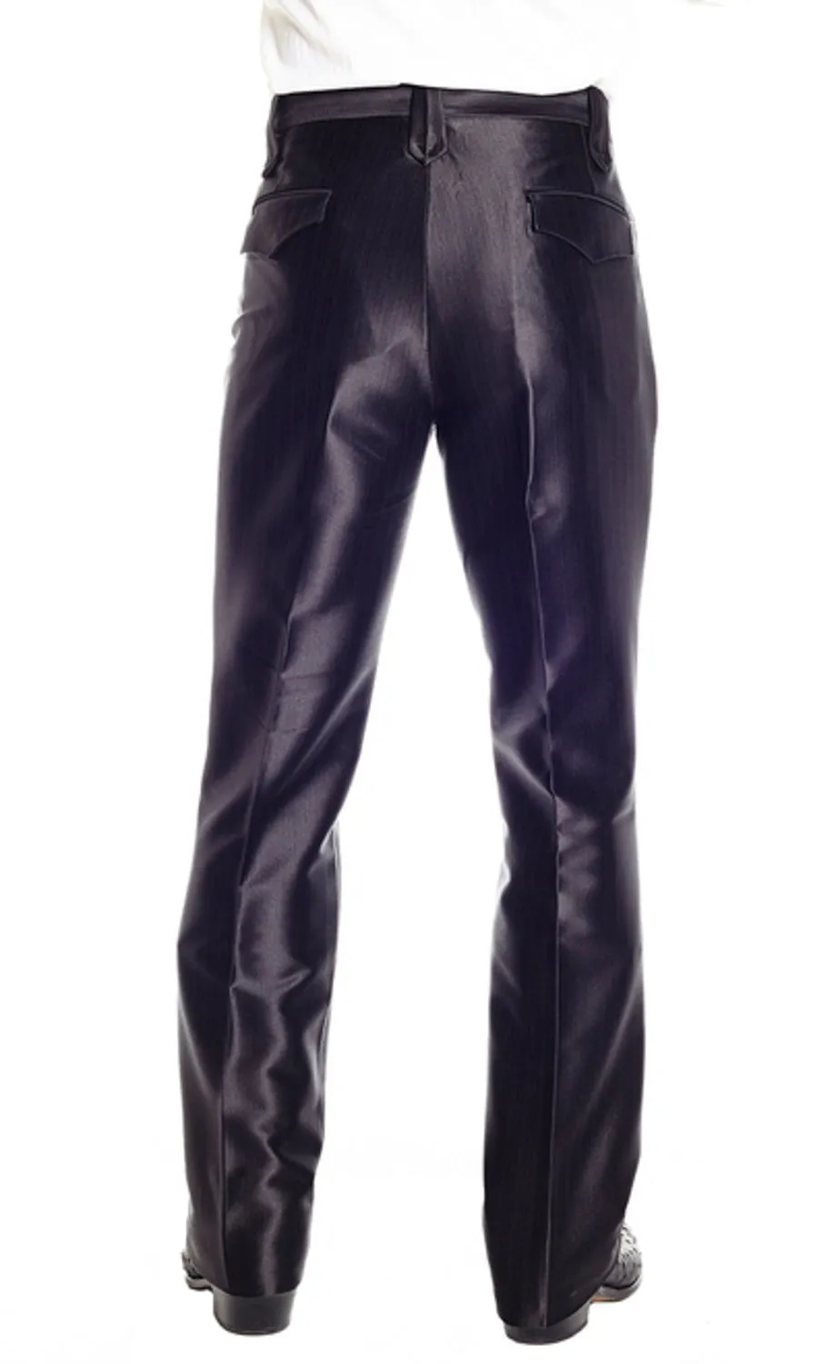 Circle S Mens Black Polyester Western Swedish Knit Ranch Dress Pant 33