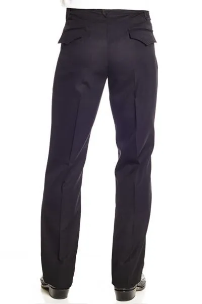 Circle S Mens Black Western Poly Blend Ranch Dress Pant 48 B