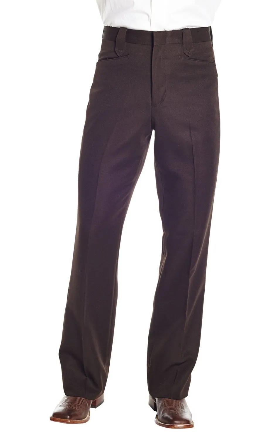 Circle S Mens Brown Polyester Ranch Dress Pants 48