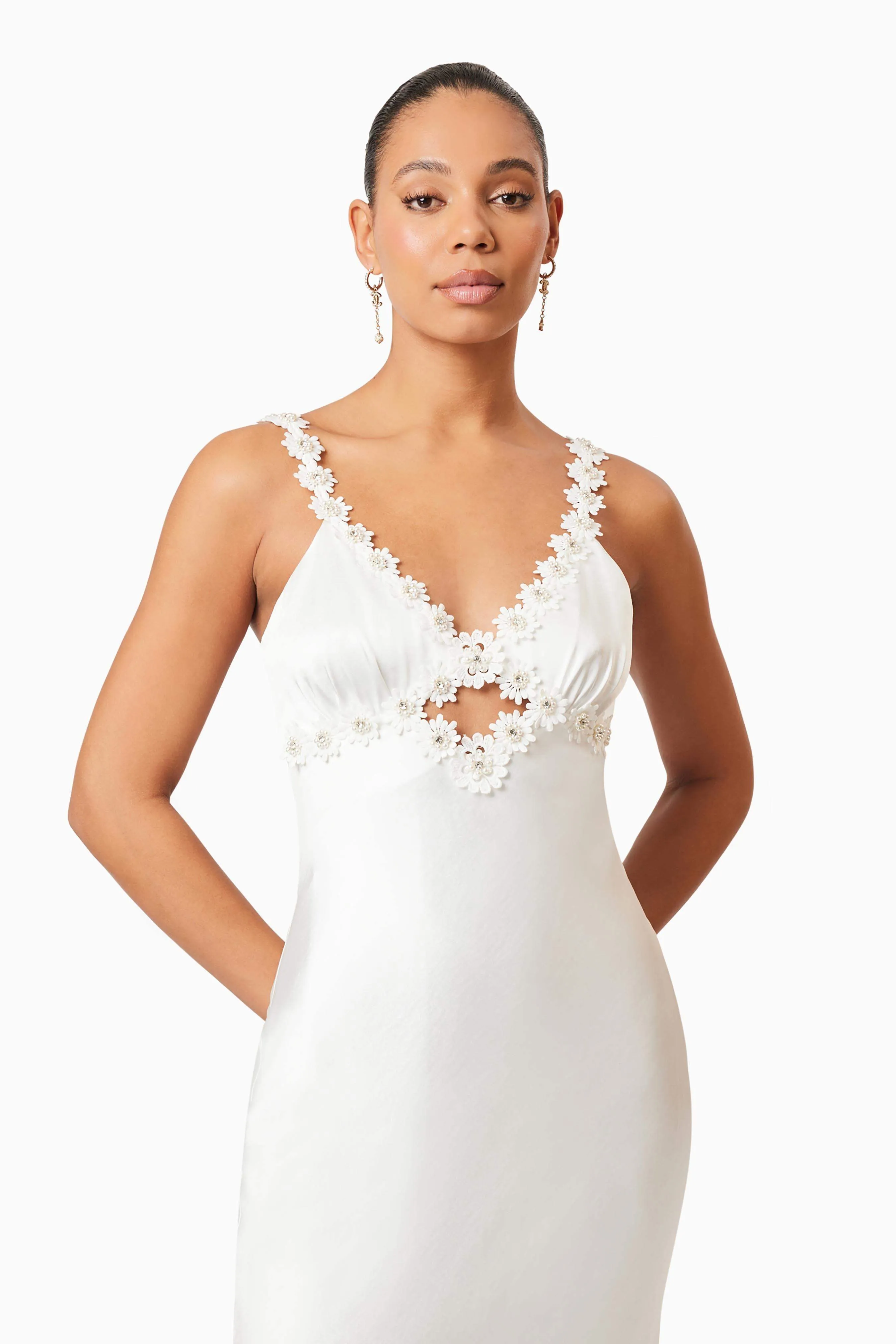 Clarissa Maxi In White