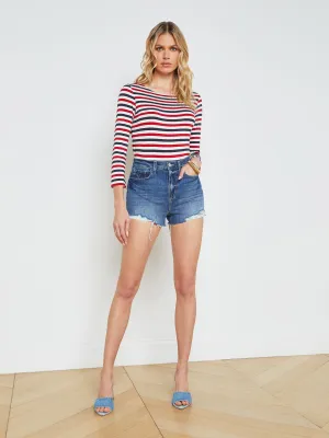 Clark Distressed Denim Short