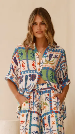 Daley Button Up Shirt - Lorelei Collection