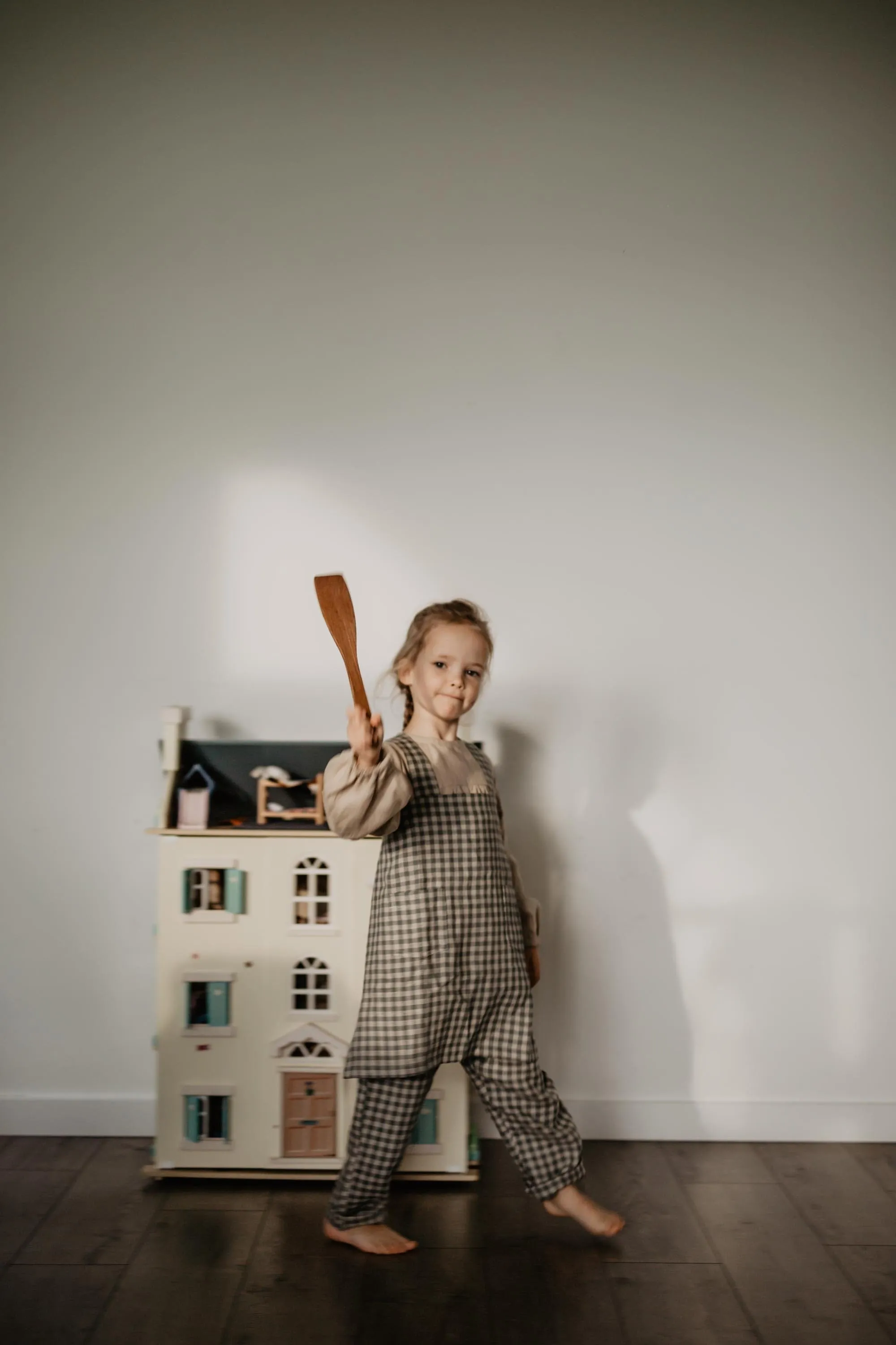 Dirvolira Kids Linen Pinafore Apron | Multiple Colours