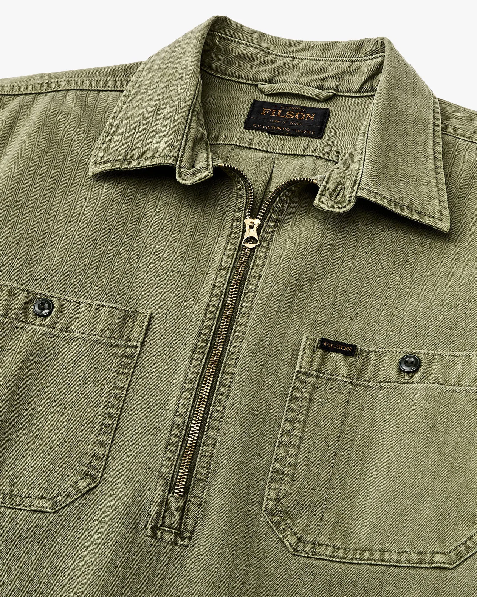 Filson S/S Mechanic Shirt - Moss
