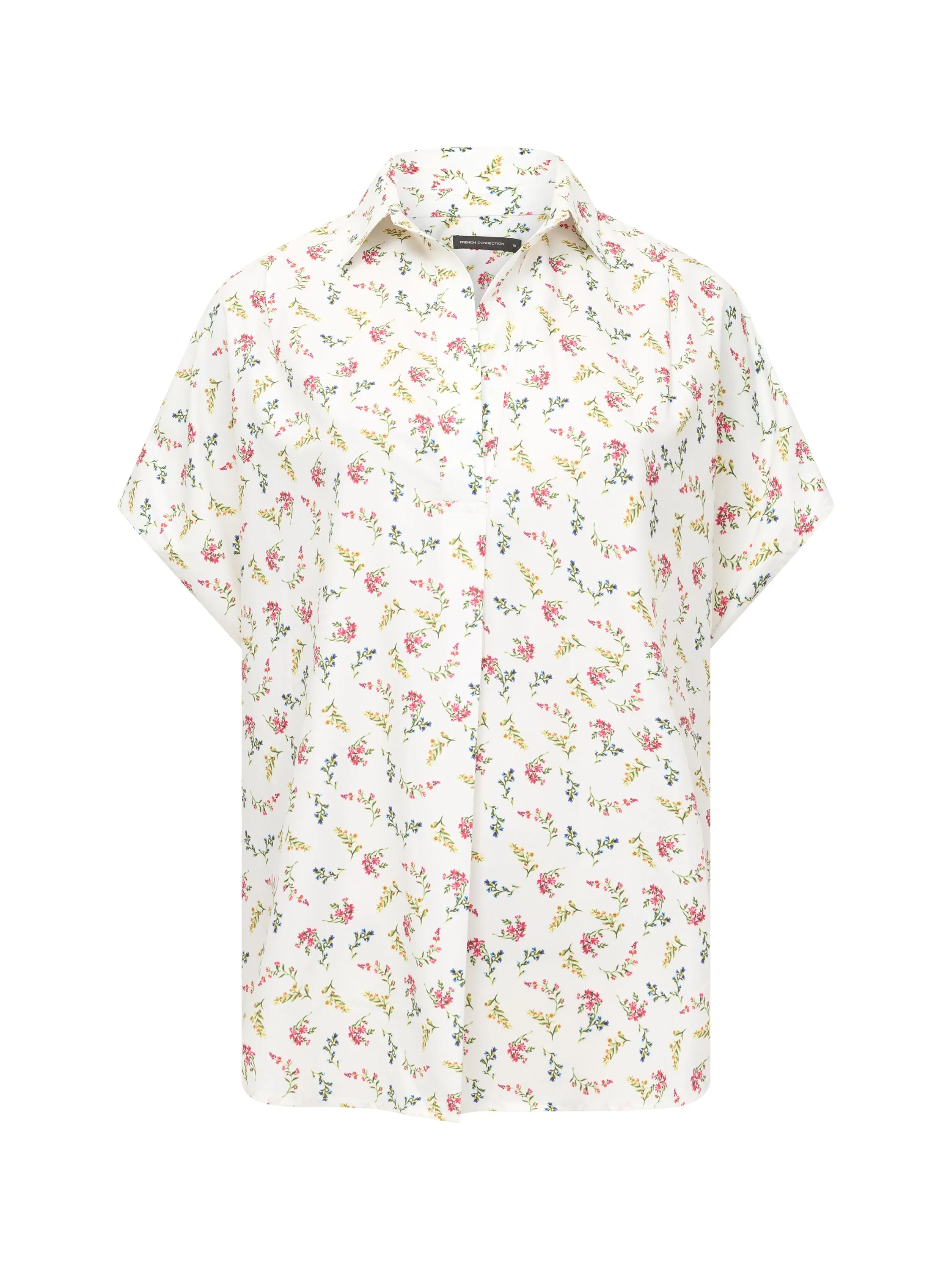 Floriana Crepe Light Popover Shirt