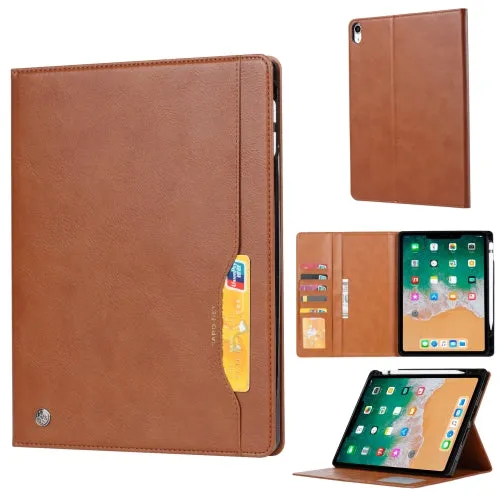 For iPad Mini Knead Skin Texture Horizontal Flip Leather Tablet Case with Photo Frame  Holder