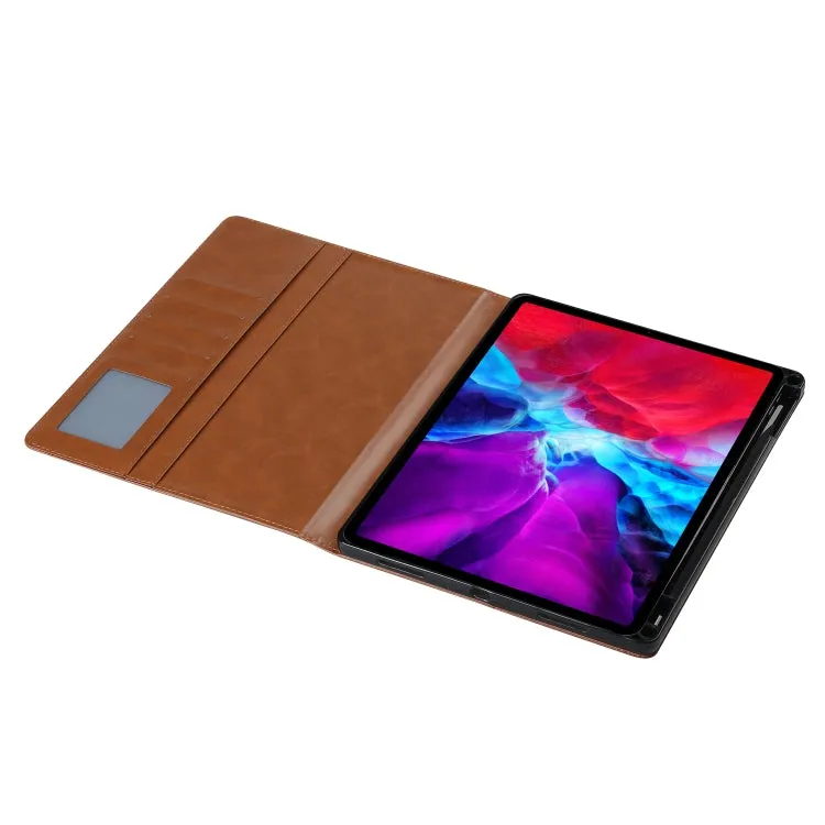 For iPad Pro Knead Skin Texture Horizontal Flip Leather Tablet Case with Photo Frame  Holder