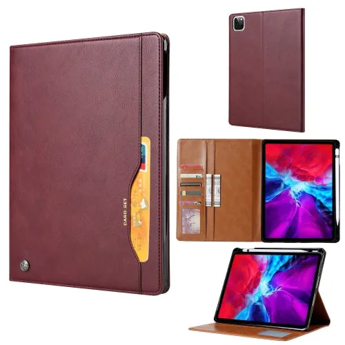 For iPad Pro Knead Skin Texture Horizontal Flip Leather Tablet Case with Photo Frame  Holder