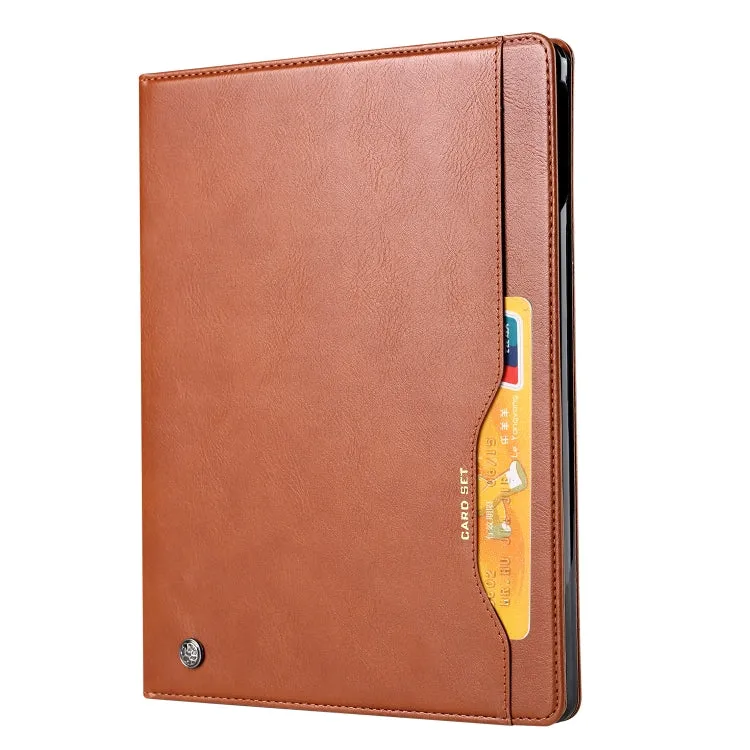 For iPad Pro Knead Skin Texture Horizontal Flip Leather Tablet Case with Photo Frame  Holder