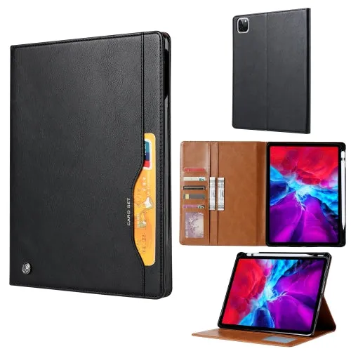 For iPad Pro Knead Skin Texture Horizontal Flip Leather Tablet Case with Photo Frame  Holder