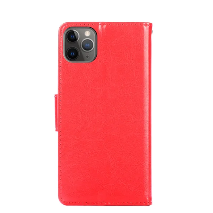 For iPhone 11 Crystal Texture Horizontal Flip Leather Case with Holder  Card Slots