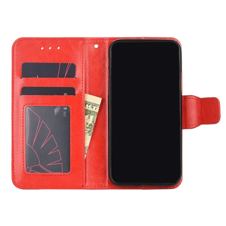 For iPhone 11 Crystal Texture Horizontal Flip Leather Case with Holder  Card Slots