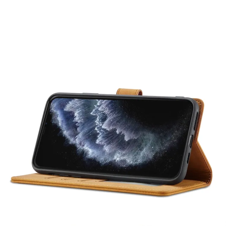 For iPhone 11 Frosted Anti-theft Brush Horizontal Flip Leather Case with Holder  Card Slots