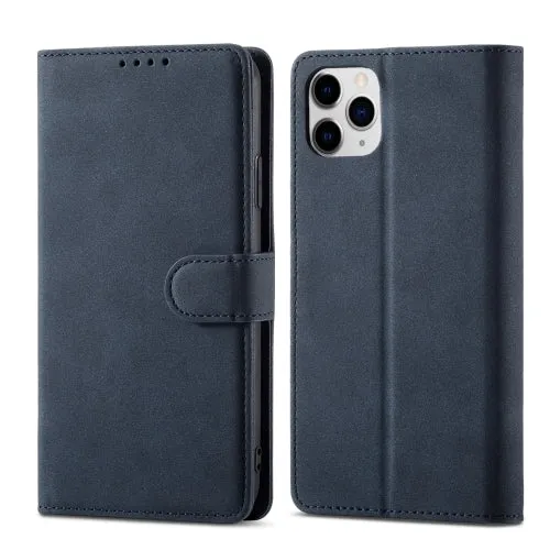 For iPhone 11 Frosted Anti-theft Brush Horizontal Flip Leather Case with Holder  Card Slots