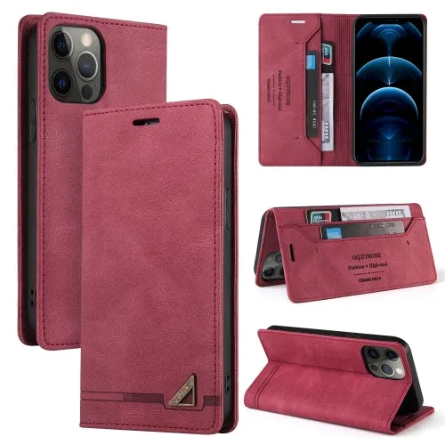 For iPhone 11 Skin Feel Anti-theft Brush Horizontal Flip Leather Case with Holder  Card Slots