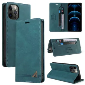 For iPhone 11 Skin Feel Anti-theft Brush Horizontal Flip Leather Case with Holder  Card Slots