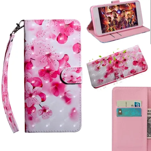 For Samaung Galaxy S22 5G 3D Painted Pattern Horizontal Flip Leather Phone Case with Holder