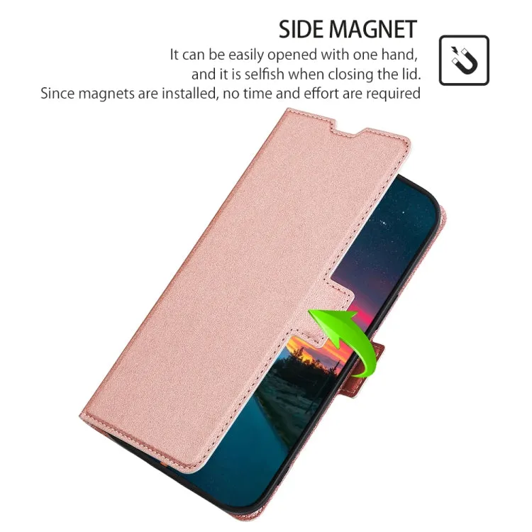 For Samaung Galaxy S22 5G Ultra-thin Voltage Buckle PU   TPU Horizontal Flip Leather Case with
