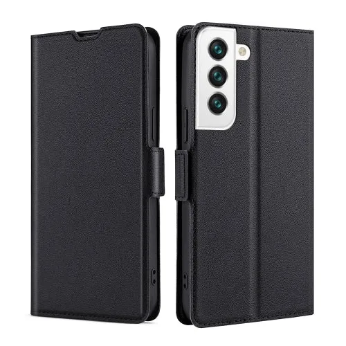 For Samaung Galaxy S22 5G Ultra-thin Voltage Buckle PU   TPU Horizontal Flip Leather Case with
