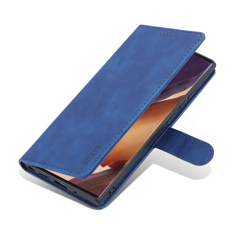 For Samsung Galaxy Note20 AZNS Skin Feel Calf Texture Horizontal Flip Leather Case with Card Slots