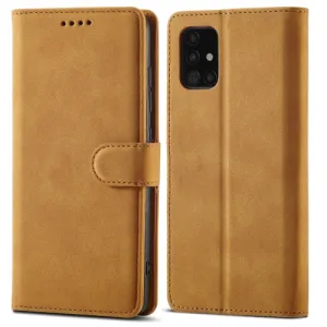 For Samsung Galaxy Note20 Frosted Anti-theft Brush Horizontal Flip Leather Case with Holder