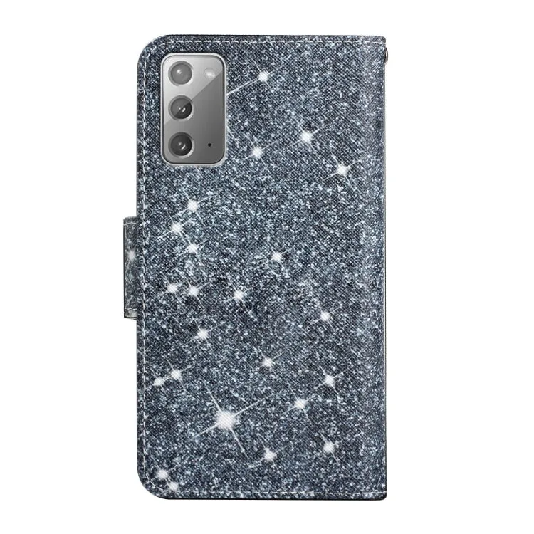 For Samsung Galaxy Note20 Painted Pattern Horizontal Flip Leather Case with Holder  Card Slot