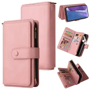 For Samsung Galaxy Note20 Skin Feel PU   TPU Horizontal Flip Leather Case with Holder  15