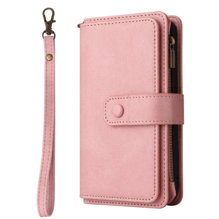 For Samsung Galaxy Note20 Skin Feel PU   TPU Horizontal Flip Leather Case with Holder  15