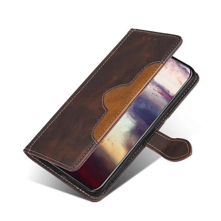 For Samsung Galaxy Note20 Stitching Skin Feel Magnetic Buckle Horizontal Flip PU Leather Case with