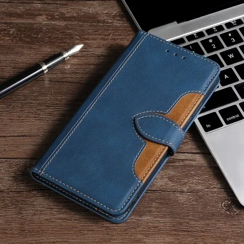 For Samsung Galaxy Note20 Stitching Skin Feel Magnetic Buckle Horizontal Flip PU Leather Case with