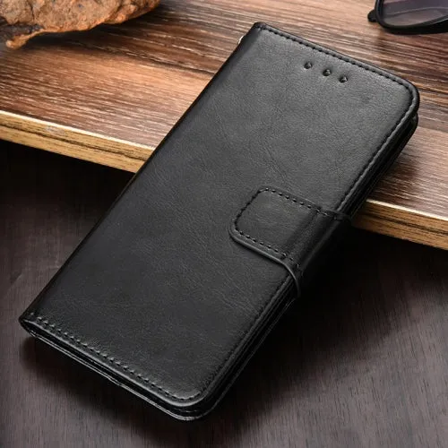 For Samsung Galaxy S21  5G Crystal Texture Horizontal Flip Leather Case with Holder  Card