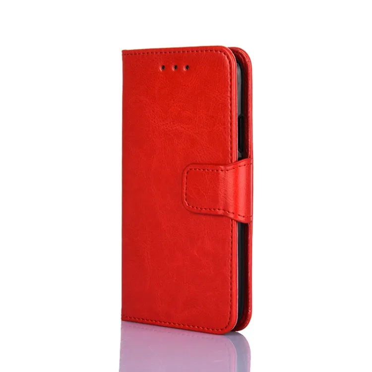For Samsung Galaxy S21  5G Crystal Texture Horizontal Flip Leather Case with Holder  Card