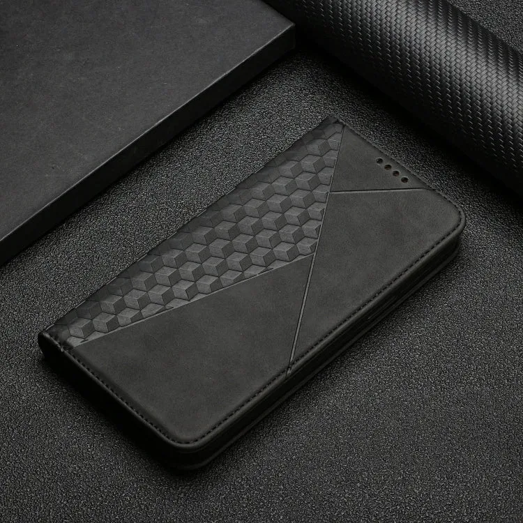 For Samsung Galaxy S21  5G Diamond Pattern Splicing Skin Feel Magnetic Horizontal Flip Leather Case