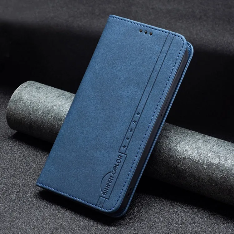 For Samsung Galaxy S21  5G Magnetic RFID Blocking Anti-Theft Leather Case with Holder  Card