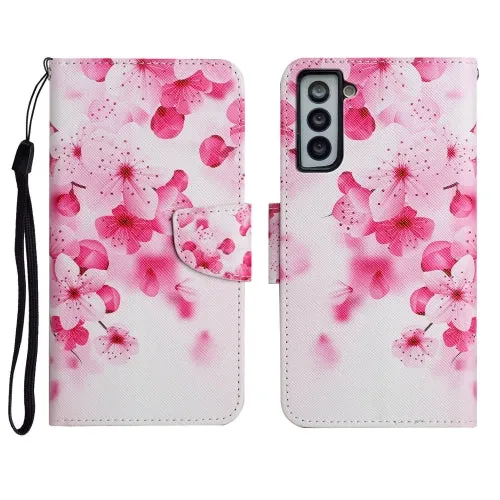 For Samsung Galaxy S21  5G Painted Pattern Horizontal Flip Leather Case with Holder  Card Slot