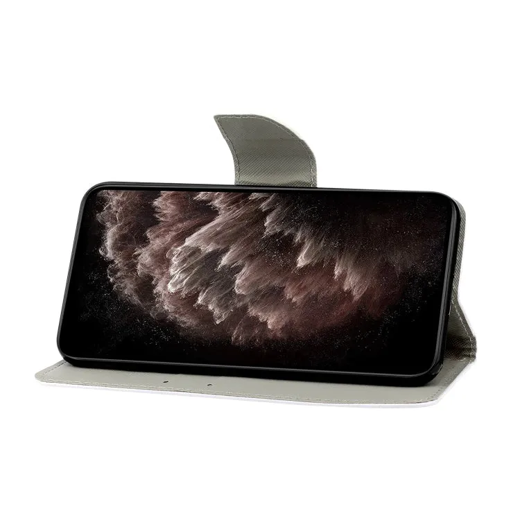 For Samsung Galaxy S21  5G Painted Pattern Horizontal Flip Leather Case with Holder  Card Slot