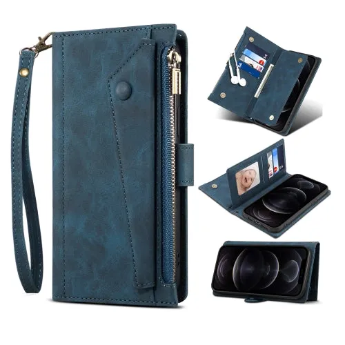 For Samsung Galaxy S21  5G Retro Frosted Horizontal Flip Leather Case with Holder  Card Slot