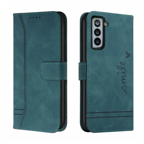 For Samsung Galaxy S21  5G Retro Skin Feel Horizontal Flip Soft TPU   PU Leather Case with Holder