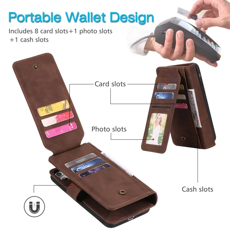 For Samsung Galaxy S21  5G Skin Feel Business Horizontal Flip PU Leather Case with Holder