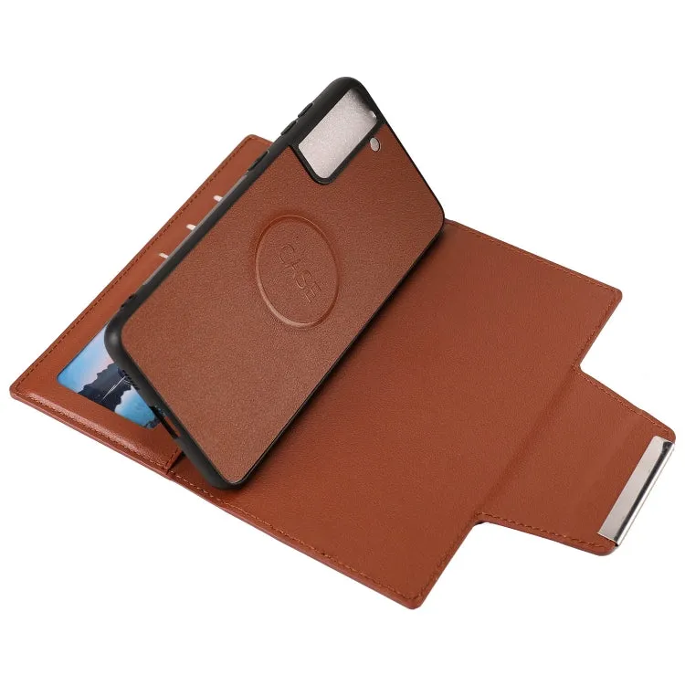 For Samsung Galaxy S21  5G Ultra-thin Separable Magnetic Horizontal Flip Leather Case with Card