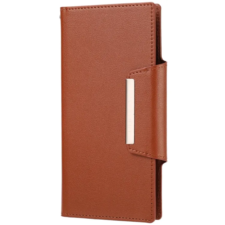 For Samsung Galaxy S21  5G Ultra-thin Separable Magnetic Horizontal Flip Leather Case with Card
