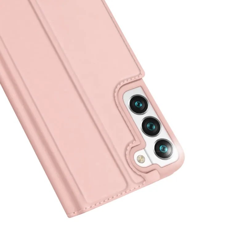 For Samsung Galaxy S22 5G DUX DUCIS Skin Pro Series Horizontal Flip Leather Phone Case with Holder